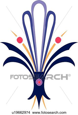 Purple and orange design View Large Clip Art Graphic Clipart - Purple and orange design . Fotosearch