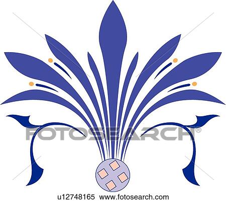 Clipart - Purple and pink design . Fotosearch