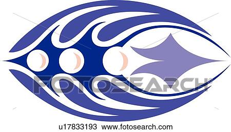 Clipart - Purple design with peach details . Fotosearch