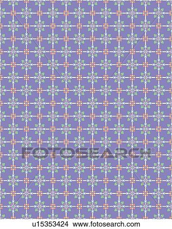 Clipart - Purple, Green and Pink Background Pattern. Fotosearch