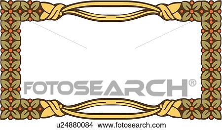 Rectangle leaf frame with gold View Large Clip Art Graphic Clipart - Rectangle leaf frame with gold. Fotosearch