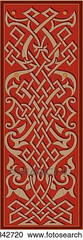 Red and brown rectangle Design Ornament View Large Clip Art Graphic Clipart - Red and brown rectangle Design Ornament. Fotosearch