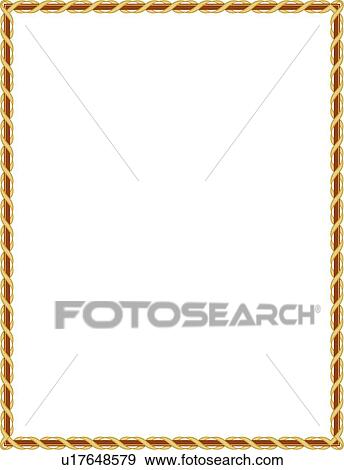 Red and Gold Spiral Border View Large Clip Art Graphic Clip Art - Red and Gold Spiral Border. Fotosearch