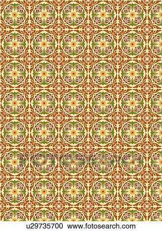 Clipart - Red and green background pattern. Fotosearch