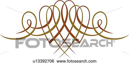 Red and green hearts and loops View Large Clip Art Graphic Clip Art - Red and green hearts and loops . Fotosearch