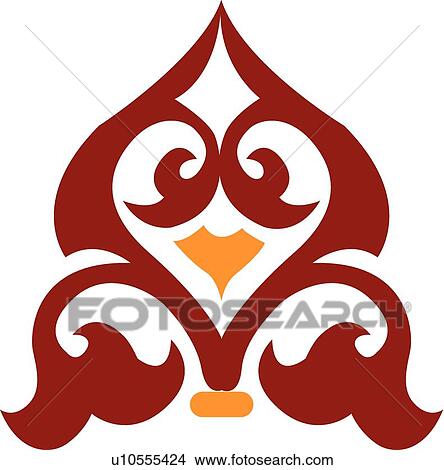 Red and orange design View Large Clip Art Graphic Clipart - Red and orange design . Fotosearch