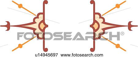 Clip Art - Red and orange design with copy space. Fotosearch