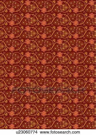 Red and pink floral background pattern View Large Clip Art Graphic Clipart - Red and pink floral background pattern. Fotosearch