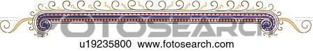 Red and Purple Design Ornament View Large Clip Art Graphic Clipart - Red and Purple Design Ornament. Fotosearch