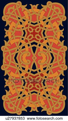 Red, black, and orange rectangle Design Ornament View Large Clip Art Graphic Clipart - Red, black, and orange rectangle Design Ornament. Fotosearch