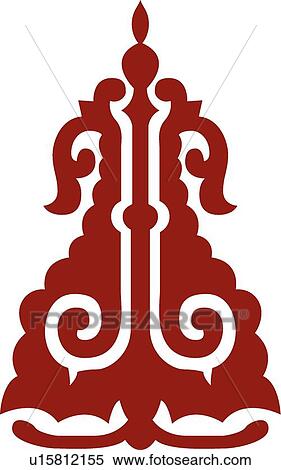 Clipart - Red design. Fotosearch