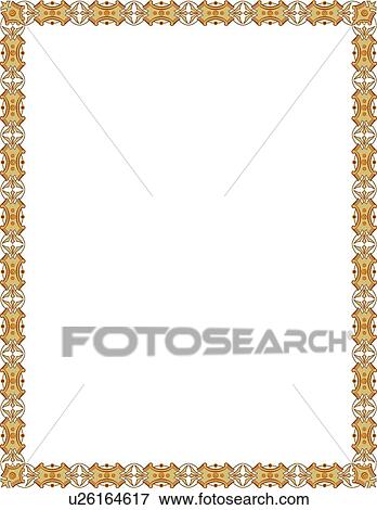 Red, gold and green victorian Border View Large Clip Art Graphic Clip Art - Red, gold and green victorian Border. Fotosearch