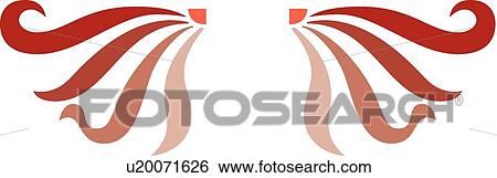 Red lines and copy space View Large Clip Art Graphic Clip Art - Red lines and copy space. Fotosearch