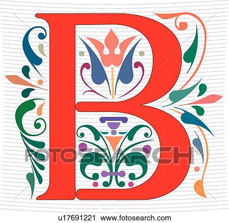 Clipart - Regal Capital B. Fotosearch