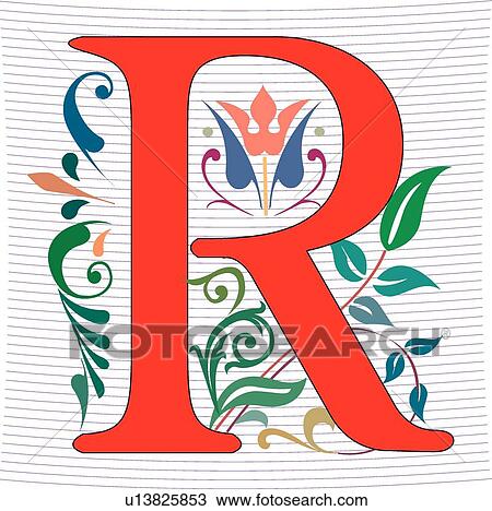 Clipart - Regal Capital R. Fotosearch