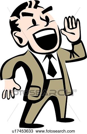 Retro angry buisnessman View Large Clip Art Graphic Clipart - Retro angry buisnessman. Fotosearch