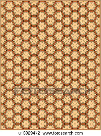 Clipart - Retro brown and grey background pattern. Fotosearch