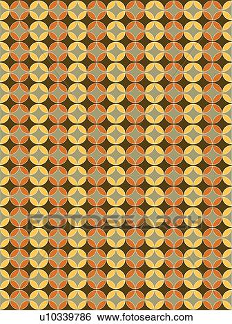 Retro brown orange and yellow background pattern View Large Clip Art Graphic Clip Art - Retro brown orange and yellow background pattern. Fotosearch