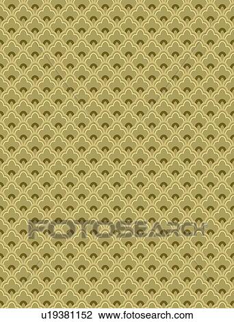 Clipart - Retro green background pattern . Fotosearch