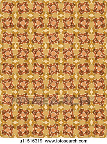 Retro red orange and cream background pattern View Large Clip Art Graphic Clip Art - Retro red orange and cream background pattern. Fotosearch
