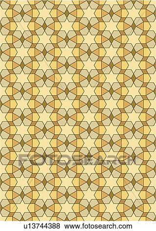 Retro star brown and gold background pattern View Large Clip Art Graphic Clip Art - Retro star brown and gold background pattern. Fotosearch