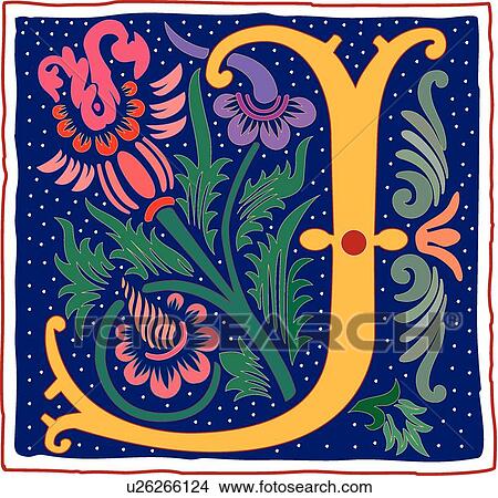 Romant Capital J View Large Clip Art Graphic Clipart - Romant Capital J. Fotosearch