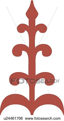 Clip Art - Rose design . Fotosearch