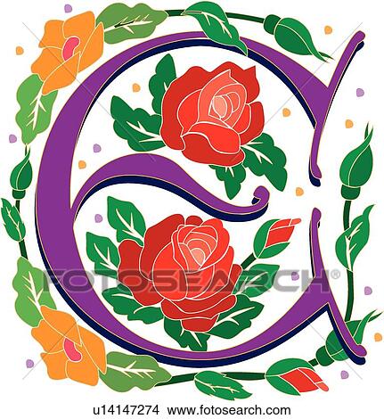Rosette letter E View Large Clip Art Graphic Clipart - Rosette letter E. Fotosearch