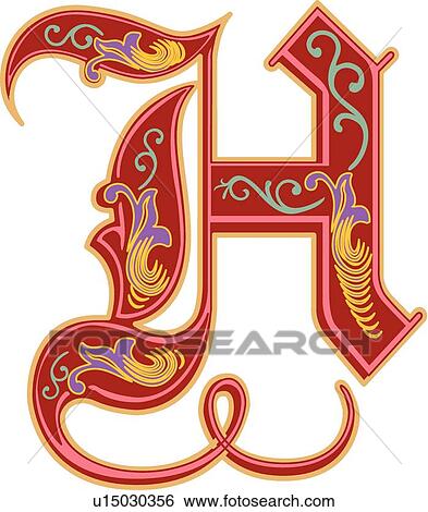 Clip Art - Royal Capital H. Fotosearch