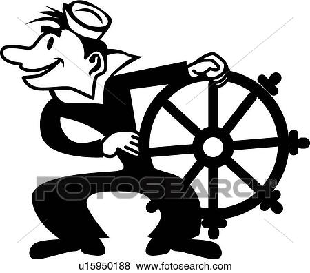 Sailor View Large Clip Art Graphic Clip Art - Sailor. Fotosearch