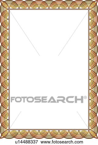 Clip Art - Scallop Border. Fotosearch