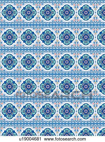Clipart - Shades of blue background pattern. Fotosearch