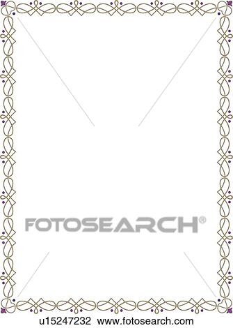 Silver Border View Large Clip Art Graphic Clipart - Silver Border. Fotosearch