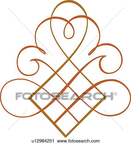 Square orange and brown design View Large Clip Art Graphic Clipart - Square orange and brown design . Fotosearch