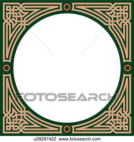 Square with dark green and pink pattern with copy space View Large Clip Art Graphic Clipart - Square with dark green and pink pattern with copy space. Fotosearch