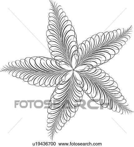 Star Calligraphic Design View Large Clip Art Graphic Clipart - Star Calligraphic Design. Fotosearch