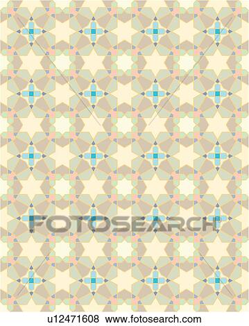 Star cream pink teal blue background pattern View Large Clip Art Graphic Clip Art - Star cream pink teal blue background pattern. Fotosearch