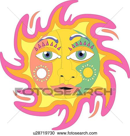 Clipart - Sun. Fotosearch