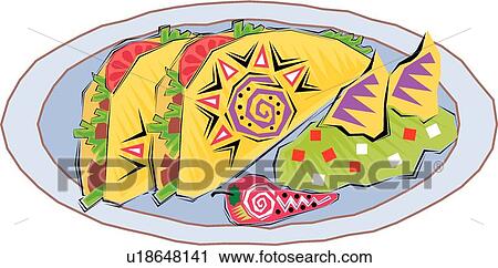 Clipart - Taco . Fotosearch