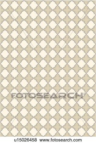 Tan and Cream Diamond Background Pattern View Large Clip Art Graphic Clip Art - Tan and Cream Diamond Background Pattern. Fotosearch