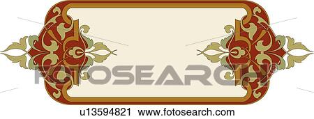 Tan banner with red and green View Large Clip Art Graphic Clipart - Tan banner with red and green. Fotosearch