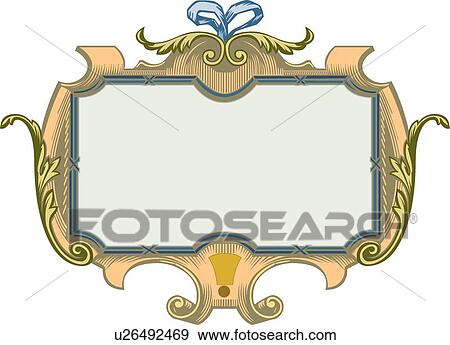 Tan Frame with Green Leaves View Large Clip Art Graphic Clip Art - Tan Frame with Green Leaves. Fotosearch