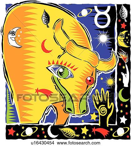 Taurus View Large Clip Art Graphic Clipart - Taurus. Fotosearch