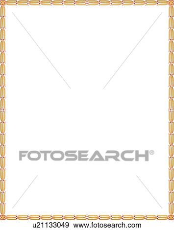 Clip Art - Thin Modern Border. Fotosearch