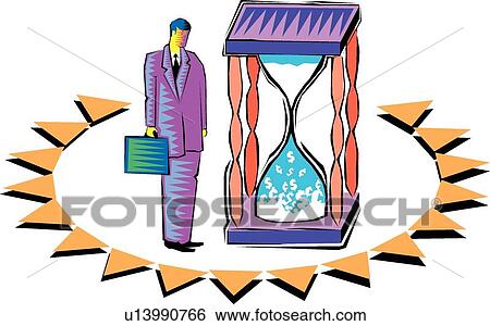 Clip Art - Timing business . Fotosearch