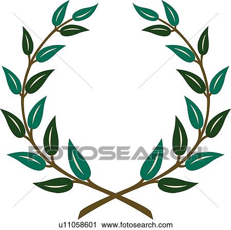 Two Branches with Green Leaves View Large Clip Art Graphic Clipart - Two Branches with Green Leaves. Fotosearch