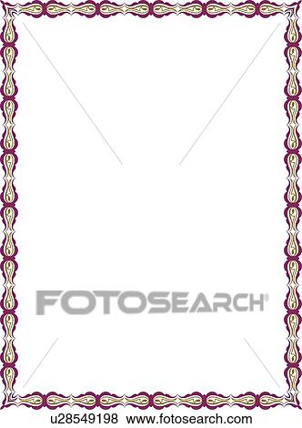 Victorian Border View Large Clip Art Graphic Clip Art - Victorian Border. Fotosearch