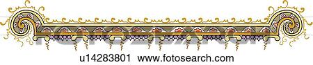 Victorian Design Ornament View Large Clip Art Graphic Clipart - Victorian Design Ornament. Fotosearch