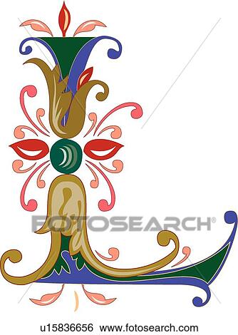 Clip Art - Vincente Capital L. Fotosearch