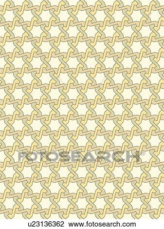 Yellow green star knot background pattern View Large Clip Art Graphic Clipart - Yellow green star knot background pattern. Fotosearch